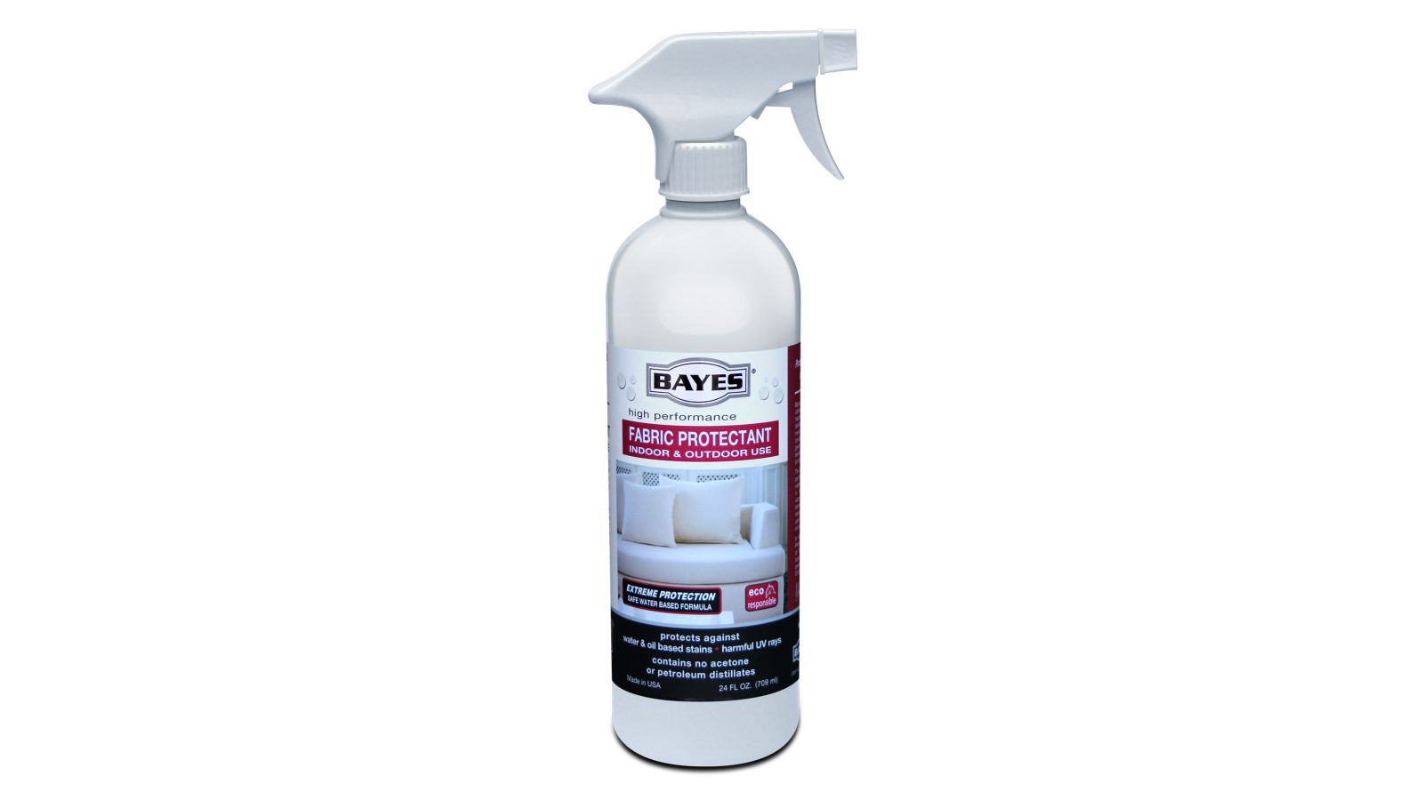 Bayes High-Performance Fabric Protectant Spray for Indoor and Outdoor Use - Water, Stain, and UV Rays Repellent